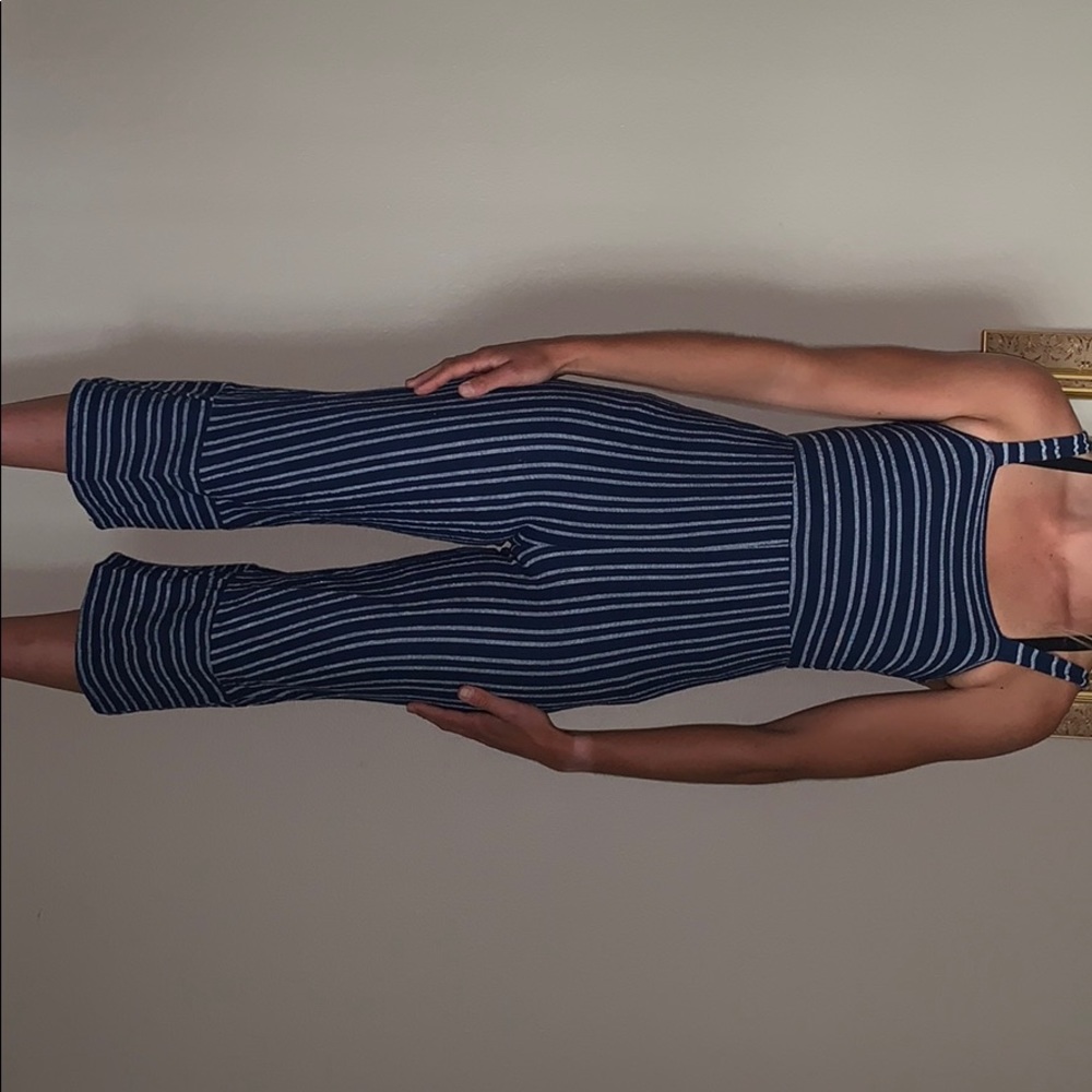 Caution To The Wind |  Striped Jumpsuit